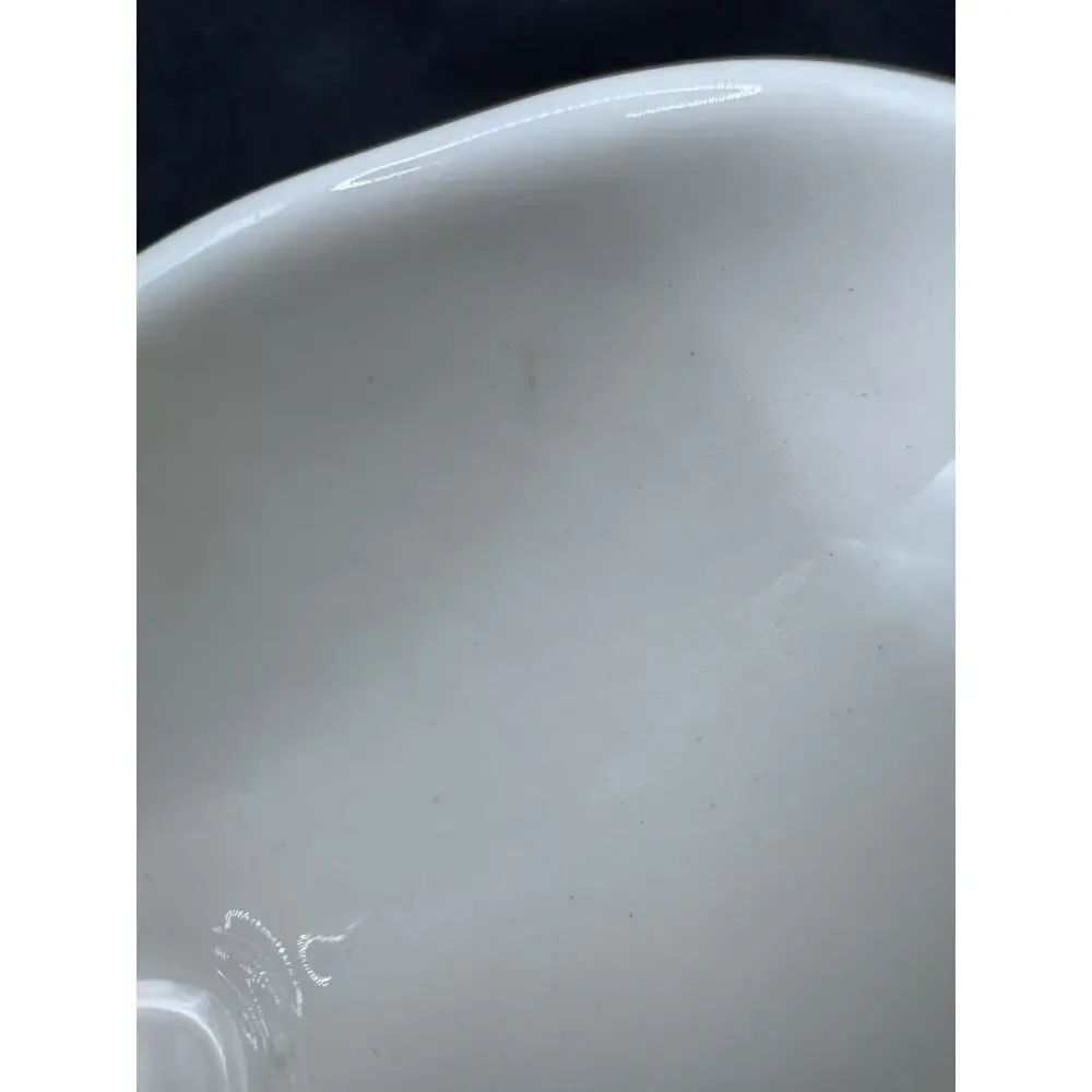 Homer Laughlin White Gravy Boat Vintage saucière Best China USA